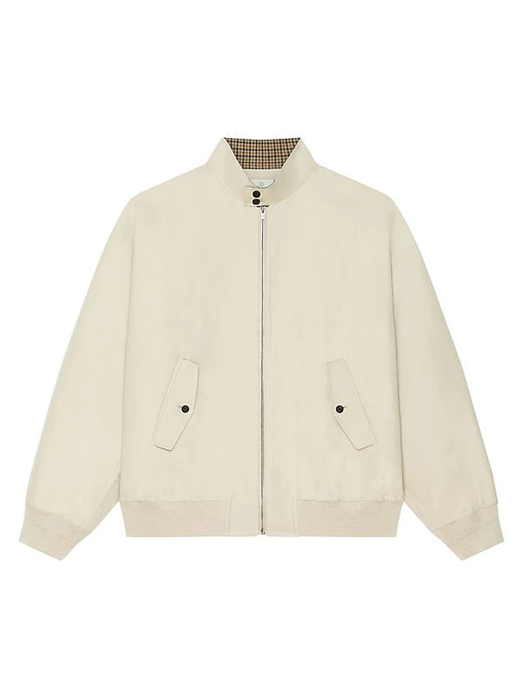 Bomber Jacket in Cotton