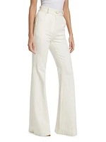 High-Rise Flared Trousers