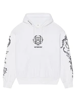 Crest Boxy Fit Hoodie Fleece