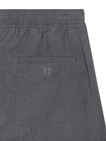 Slim Fit Jogger Pants Wool