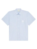 Crest Shirt Cotton With Stripes