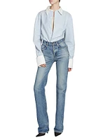 Long Straight Jeans Charlotte Denim