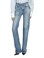 Long Straight Jeans Charlotte Denim