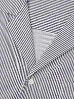 Striped Cotton Camp Shirt