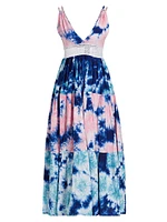 Boyedga Tie-Dye Midi-Dress