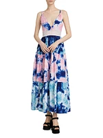 Boyedga Tie-Dye Midi-Dress