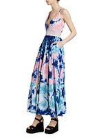 Boyedga Tie-Dye Midi-Dress