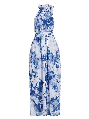 Folarin Tie-Dyed Cotton Maxi Dress