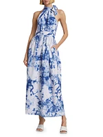 Folarin Tie-Dyed Cotton Maxi Dress