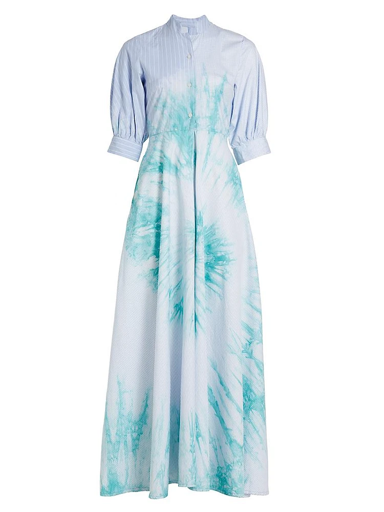 Dayo Tie-Dye Maxi Shirtdress