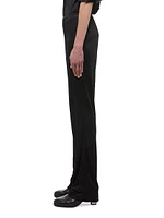 Mid-Rise Straight-Leg Pants