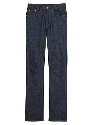 Mid-Rise Straight-leg Jeans