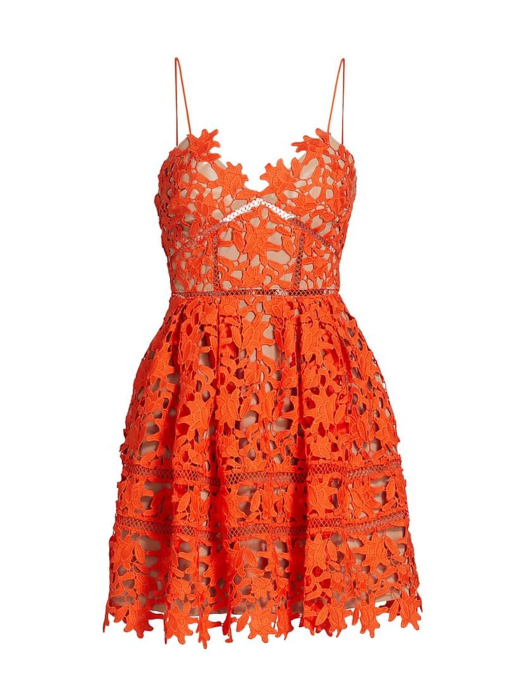 Sleeveless Lace Minidress