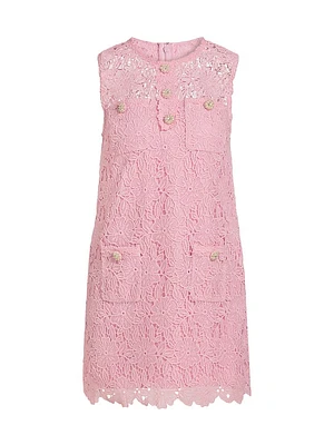 Lace Sleeveless Minidress