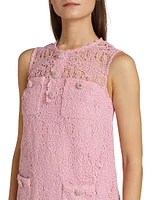 Lace Sleeveless Minidress