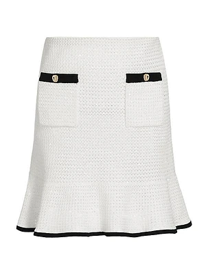 Crochet Tipped Miniskirt
