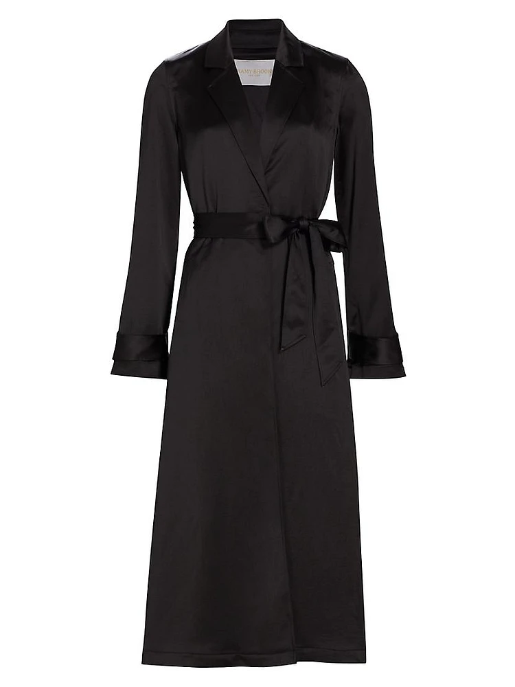 Alexia Satin Trench Coat