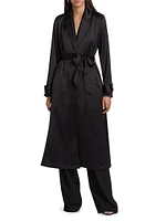 Alexia Satin Trench Coat