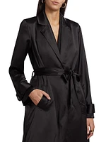 Alexia Satin Trench Coat