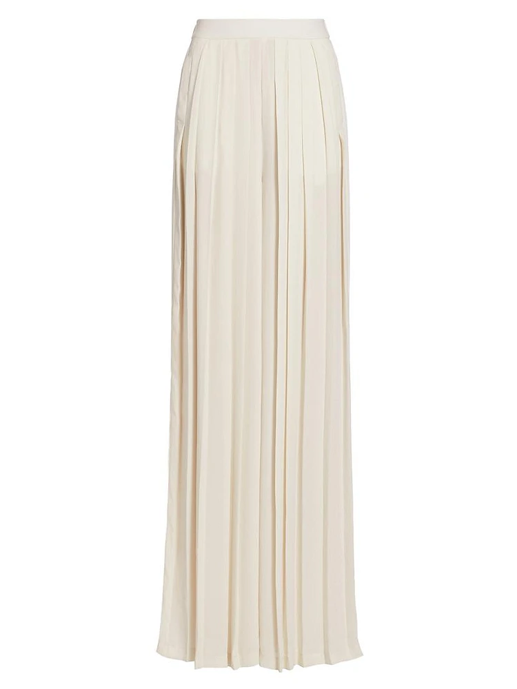 Hal Pleated Wide-Leg Pants