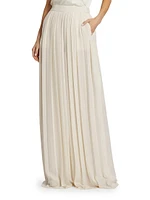 Hal Pleated Wide-Leg Pants