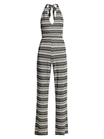 Chandler Striped Sleeveless Jumpsuit