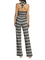 Chandler Striped Sleeveless Jumpsuit