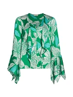 Savanna Floral Long-Sleeve Blouse