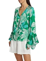 Savanna Floral Long-Sleeve Blouse