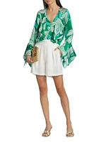 Savanna Floral Long-Sleeve Blouse