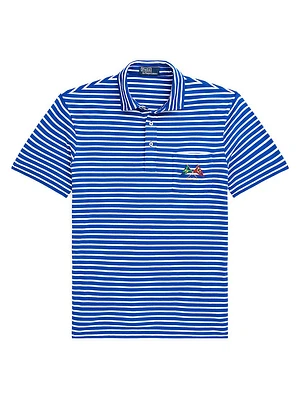 Striped Cotton Polo Shirt