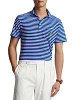 Striped Cotton Polo Shirt