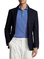 Striped Cotton Polo Shirt