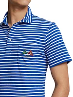 Striped Cotton Polo Shirt