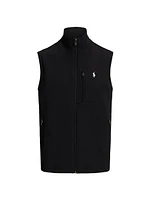 Cotton-Blend Knit Vest