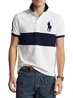 Striped Cotton Polo Shirt