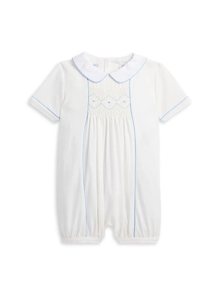 Baby Boy's Smocked Romper