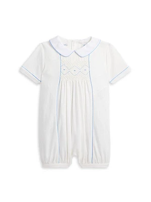 Baby Boy's Smocked Romper