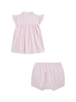 Baby Girl's Top & Bloomers Set