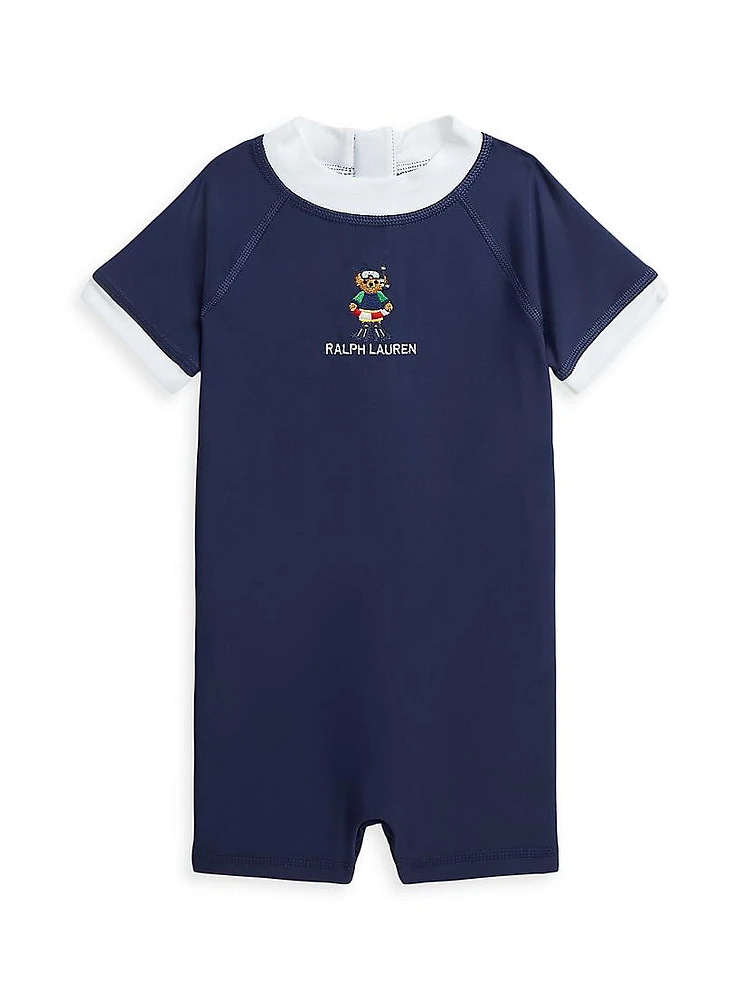 Baby Boy's Polo Bear Rash Guard