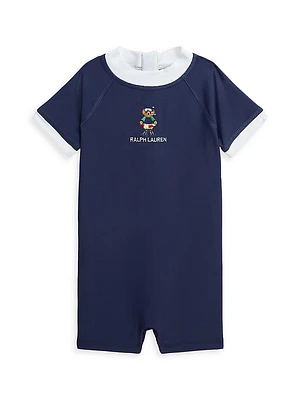 Baby Boy's Polo Bear Rash Guard