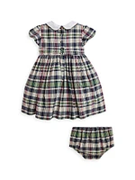 Baby Girl's Madras Plaid Dress