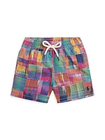 Baby Boy's Patchwork Swim Trunks