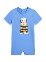 Baby Boy's Rugby Dog One-Piece