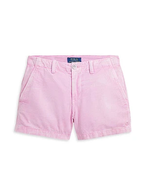 Little Girl's & Cotton Chino Shorts