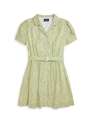 Girl's Batiste Floral Dress