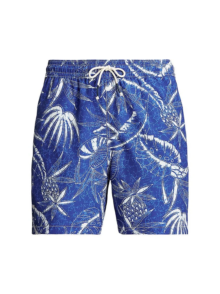 Graphic Swim Trunks