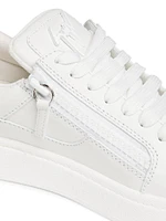 GZ/94 Crystal-Embellished Leather Sneakers