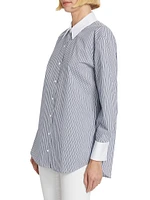 Malia Pinstriped Poplin Shirt