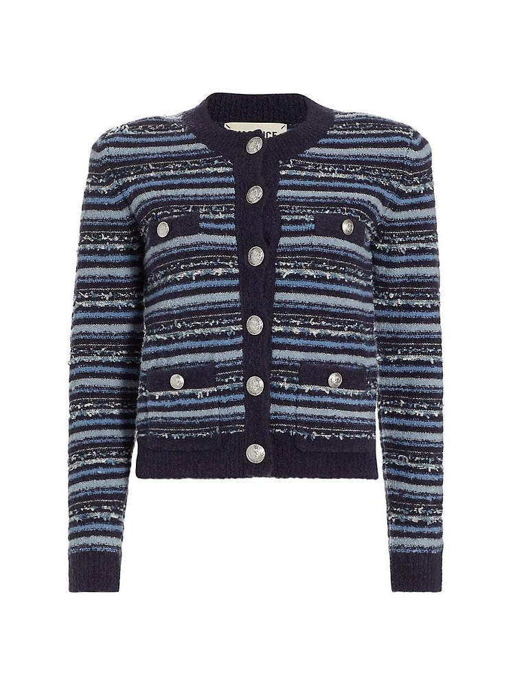 Woodson Striped Knit Jacket